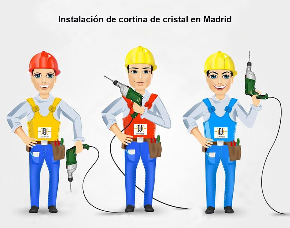 Instalacion de cortina de cristal
